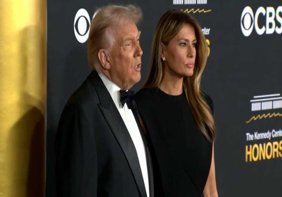 First Lady Melania Stuns on the Red Carpet at the Kennedy Center Honors (VIDEO)