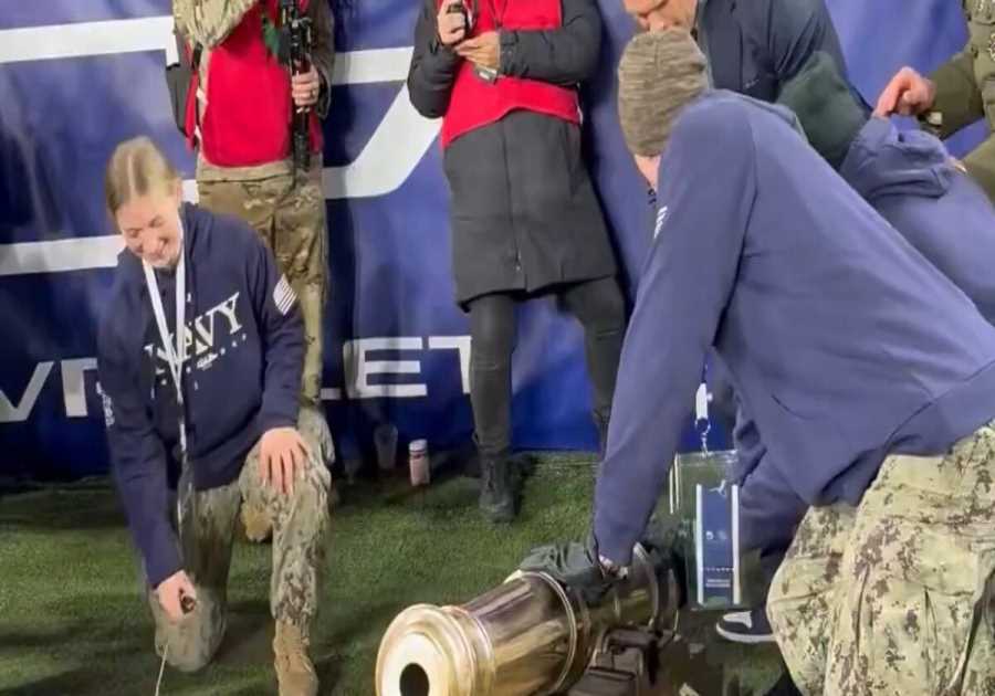 EPIC! Hegseth Fires Off Cannon at Army-Navy Game (VIDEO)