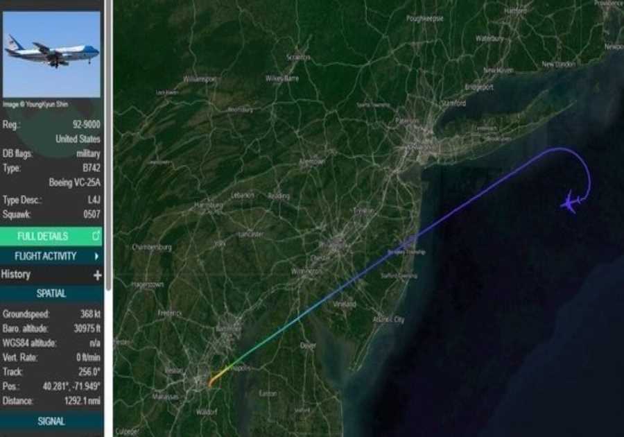 Air Force One Makes Sudden U-Turn, Returns to DC After Electrical Issue, President Trump to Switch Planes for Trip to Davos (UPDATE: Safe Landing at JB Andrews)