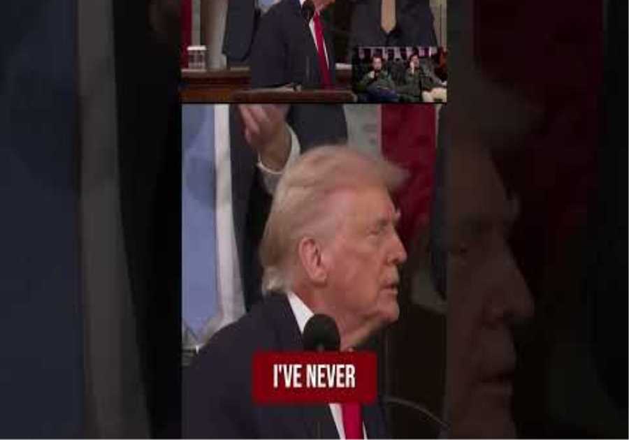 Dems nearly all stayed seated...