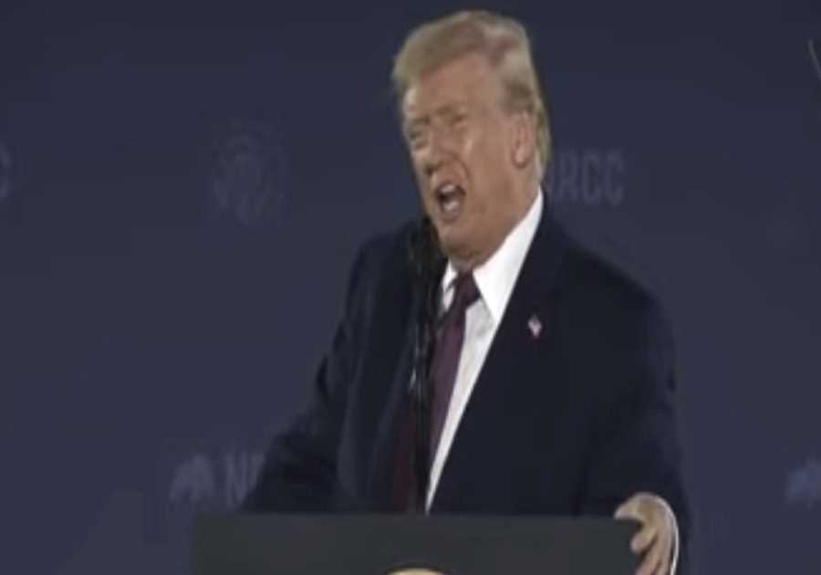 WATCH: Trump Goes Off Script During NRCC Speech and Eviscerates Democrats for Behavior at State of the Union Adress