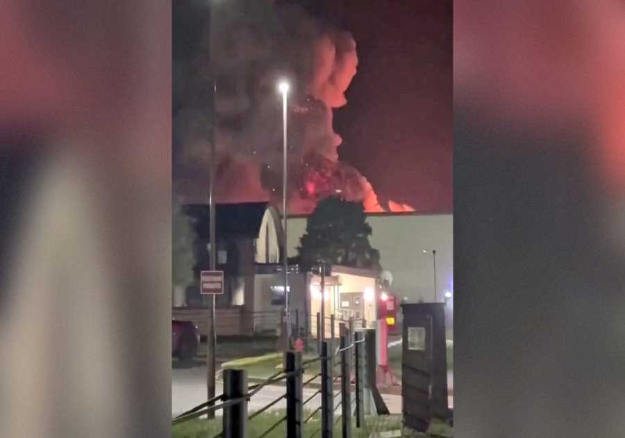 Major Fire Breaks Out at British RAF Fairford Base, Used by the USAF for Air Strikes on Iran