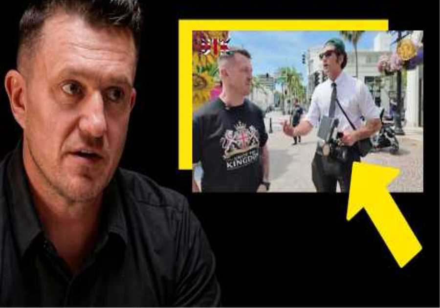 Tommy Robinson COMPLETELY EXPOSES Fake HAMAS PROTESTER