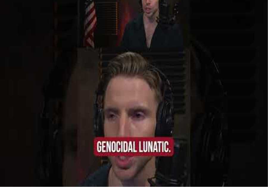 He's a chicken or a maniac.