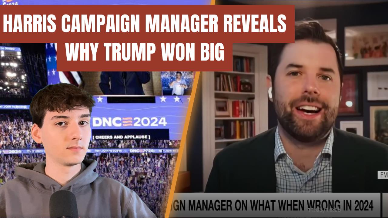 Harris campaign manager discusses factors behind Trump's significant win in the 2024 election during an interview segment.