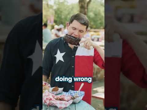 Fake Texan Tries Eating Ribs