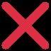 ❌