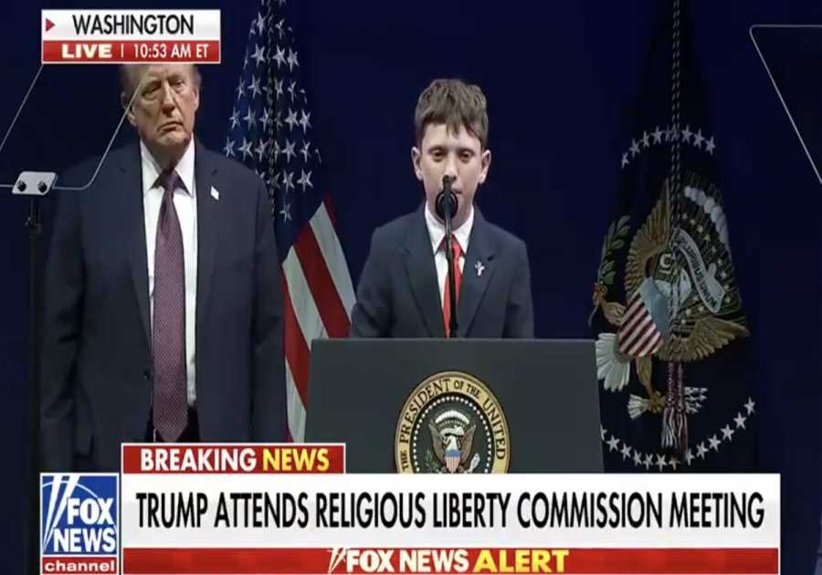 “Jesus Means Everything to Me”: Brave 12-Year-Old Christian Boy Who Fought School’s Gender Agenda Joins President Trump at Museum of the Bible