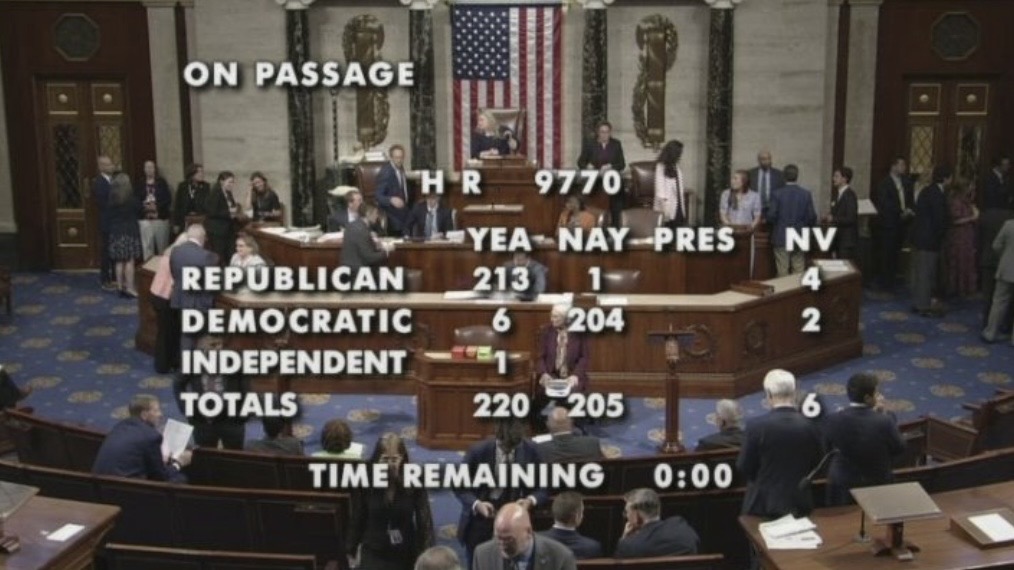 JUST IN: House Passes Continuing Resolution to Fund Government Until December 4