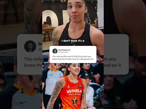 WNBA’s Gabby Williams is all talk.