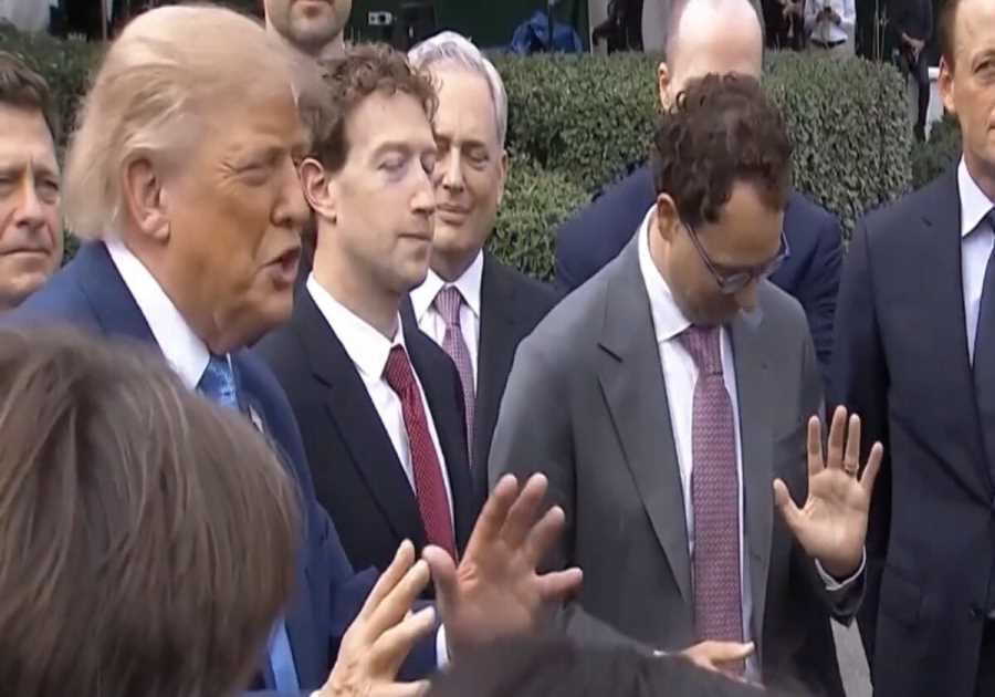 WATCH: Trump Slams CNN During Press Conference with AI Executives – “She’s Fake News, CNN, the Worst!”
