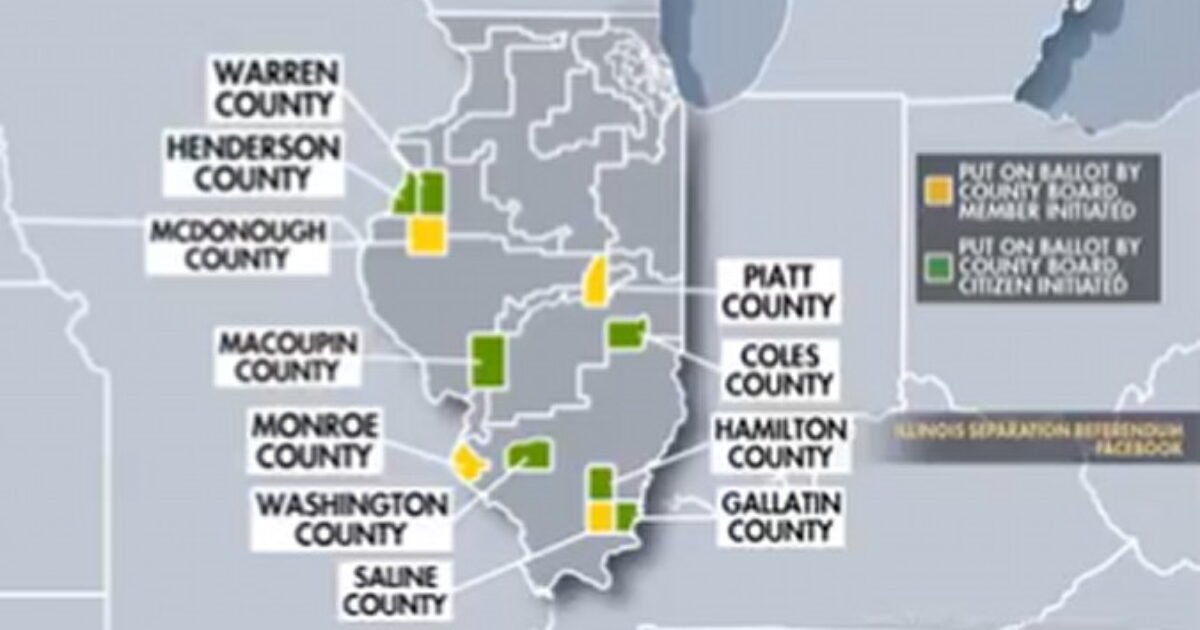 Multiple Counties in Illinois Now Trying to Break Off From the State to Get Away From the City of Chicago (VIDEO)