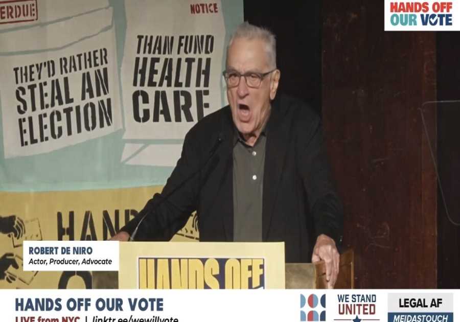 “Keep Your F*cking Hands Off Our Vote!” – Washed Up Hollywood Actor Robert De Niro Trashes Trump in Latest Unhinged Profanity-Laced Rant (VIDEO)