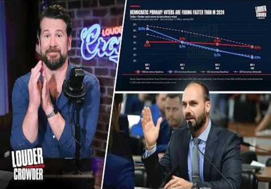 🔴The Polls Are Fake! Feat. Eduardo Bolsonaro Live in Studio